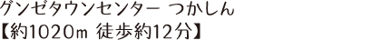 グンゼつかしん 【約1020m 徒歩約12分】
